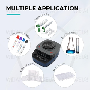 Weiai phòng thí nghiệm Vortex Mixer 100-3000rpm LCD kỹ thuật số hồng ngoại/chức năng liên tục tốc độ Vortex Mixer với thời gian phòng thí nghiệm Vortex Shaker - Product Image 6