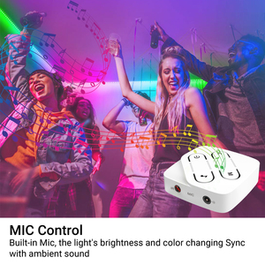 Akıllı 5M 10M 15M 20M LED IP65 su geçirmez dekoratif RGB Tuya akıllı LED ışık şerit SMD 5050 konektörü DC 12V Alexa ile çalışmak - Product Image 5