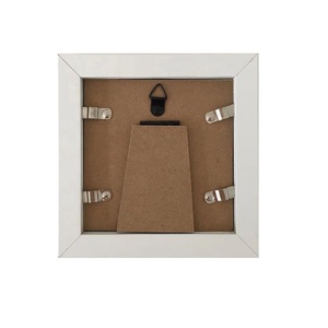 Wholesale square <strong>4x4</strong> Inch White with <strong>Mat</strong> Tabletop MDF Picture <strong>Frame</strong> - Product Image 3