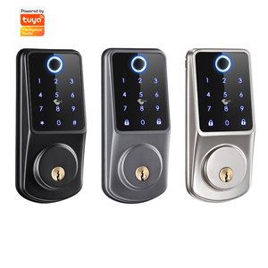 Ev güvenlik SmartLife APP Tuya bluetooth anahtarsız akıllı kapı kilidi, akıllı parmak izi akıllı sürgülü kilit - Product Image 1