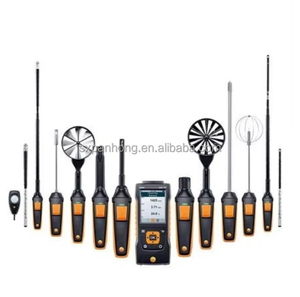 Testo440 multifunções dispositivo medição velocidade do vento alta precisão temperatura, umidade, dióxido de carbono ar interior