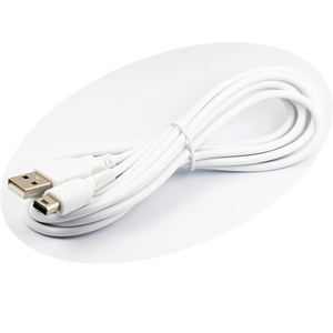 10FT <strong>USB</strong> Charger Cable for Nintendo Wii U Gamepad Remote Controller AC Power Adapter with Charging Function