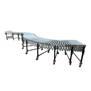 Customized Rollers Heavy Duty Roller <strong>Conveyor</strong> 800mm Logistic Flexible Powered with Skate Wheels for Container <strong>Loading</strong> <strong>Unloading</strong> - Product Image 3