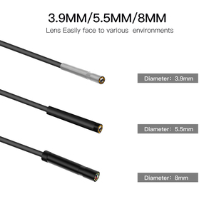 Yeni ucuz P60 2.4 inç ekran endoskop kamera 5M uzunluk 8mm lens su geçirmez endüstriyel endoskop kamera - Product Image 3