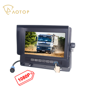 7 Inch TFT LCD Digital <strong>Monitor</strong> 3-Way HD Video Signal <strong>Input</strong> Waterproof Rear View Car <strong>Monitor</strong> for Harvester - Product Image 1
