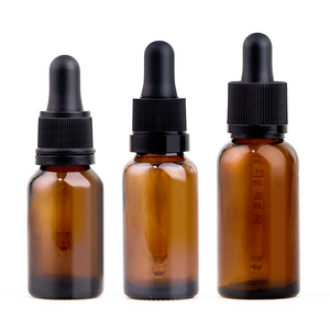 5ml 10ml 15ml 30ml 50ml 100mL Botella de gota de ámbar vacía Suero Aceite esencial Botellas de vidrio con cuentagotas cosméticos - Product Image 6