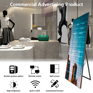 <strong>Ad</strong> <strong>Player</strong> Mini LED Full Color LED Screen Outdoor Indoor <strong>LCD</strong> LED <strong>Display</strong> P1.8 P2 P2.5 P3 <strong>Wifi</strong> Usb Movable LED Poster <strong>Display</strong> - Product Image 4