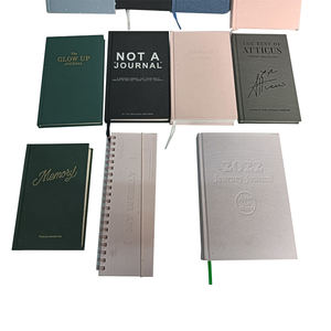 Vải lanh tùy chỉnh máy tính xách tay Tạp Chí kế hoạch chương trình nghị sự Nhật Ký notepad với đóng sách cao cấp & in cá nhân - Product Image 3