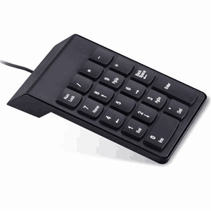 Small-size USB Wired <strong>Numeric</strong> Keypad Numpad 18 Keys Digital <strong>Keyboard</strong> for Accounting Teller Laptop Notebook Tablets - Product Image 3