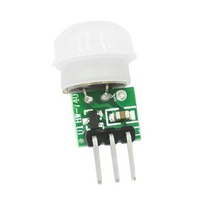 Módulo Detector de Movimiento PIR para Arduino, Sensor Infrarrojo Piroeléctrico de Ajuste IR, SR602 AM312, 1 Unidad, 1 Unidad