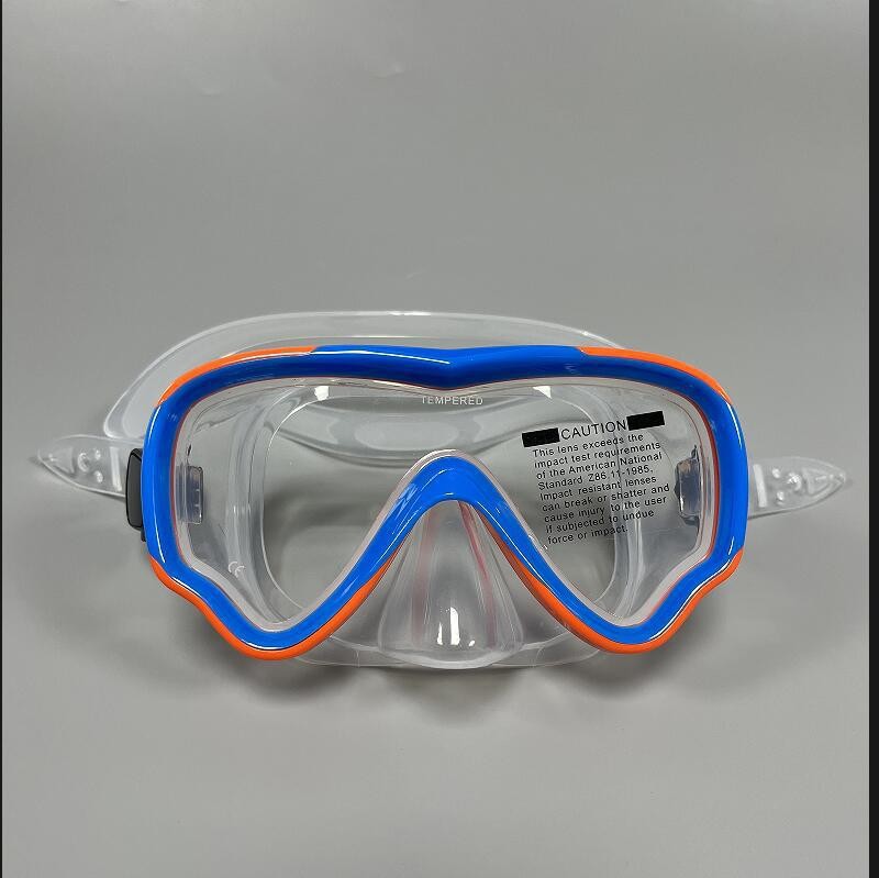 266 blue frame orange transparent