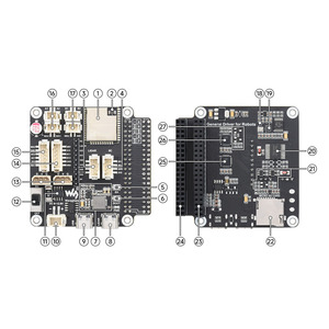 Placa de Controlador General para robots basada en ESP32 multifuncional compatible con WIFI Bluetooth y placa de desarrollo de comunicaciones ESP NOW - Product Image 6