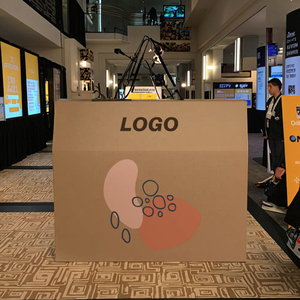 Sáng tạo hiện đại xách tay các tông sóng tiếp nhận bàn bàn cho triển lãm Thiết bị dịch vụ sự kiện thiết lập - Product Image 2