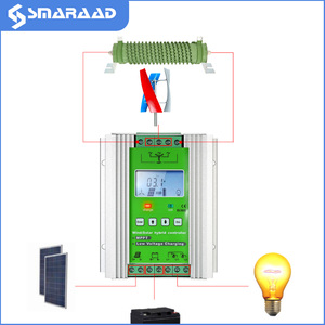Regolatore di carica ibrido del vento solare MPPT pwm con Display a LED 12V 24V - Product Image 6