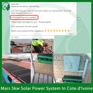 Paneles de energía solar sin red, generador de sistema de energía 10kw, estación completa portátil, sistema de panel solar para el hogar - Product Image 6