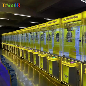 Máquina de garra de doces de várias cores para jogos de <span class=keywords><strong>arcade</strong></span>, ursinho de pelúcia grande guindaste para jogos de boneco, máquina de venda automática operada por moedas