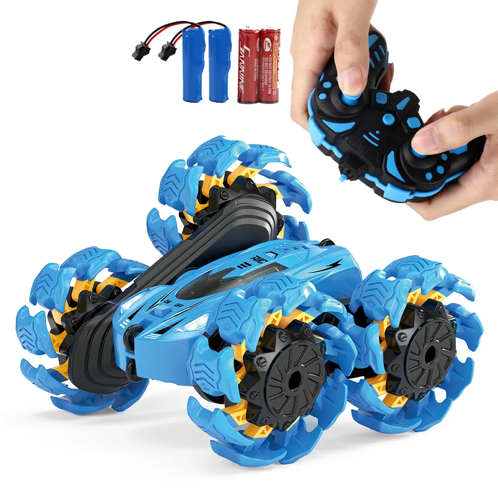 HW 2023 Ferngesteuert best seller 4wd double sided racing stunt off road rc cars twisted vehicle wall climbing rc car for kids