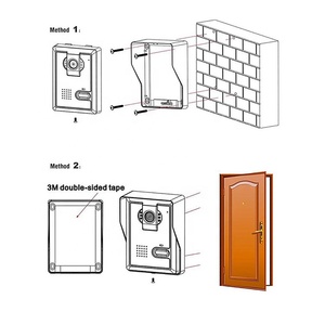 4.3 Inch Clear LCD <strong>Monitor</strong> Wired Video Doorbell Kits, Night Vision <strong>Camera</strong> Door Bell <strong>Intercom</strong> Video Door Phone <strong>System</strong> - Product Image 5