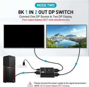 Isplayport-accesorio para el hogar, accesorio para el hogar, 2 en 1, 8 @ 30 z 4 @ 120Hz UAL anual Di i-direction witwitcher 2 en 1 - Product Image 6