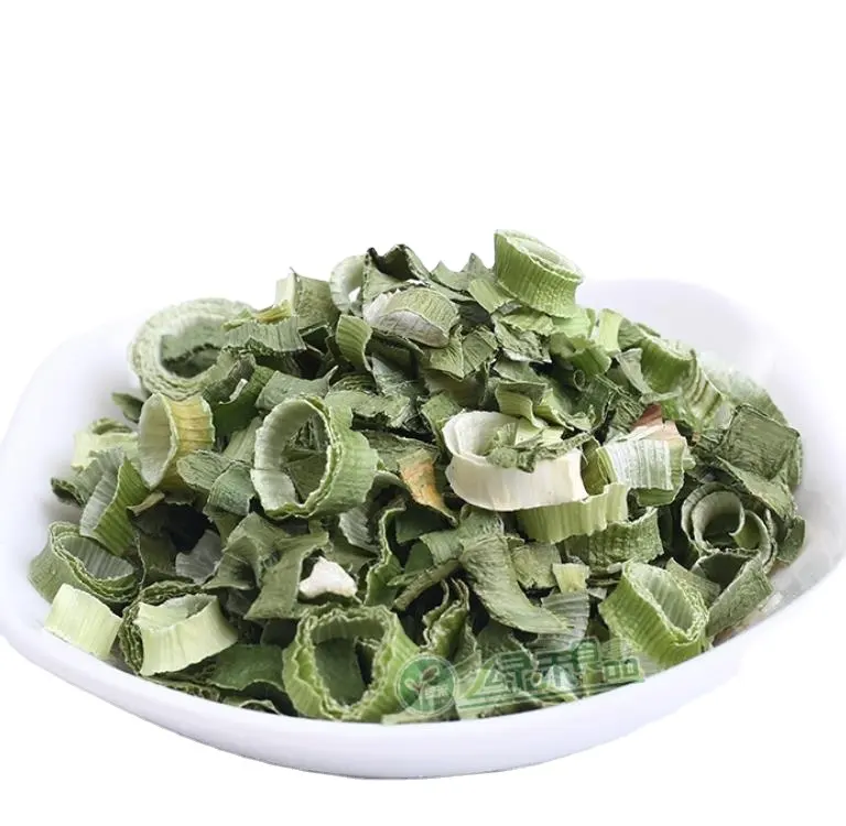 Dehydrated vegetables from China Natural dried Green garlic leaves cuts for food