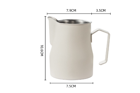 cream white crane mouth shape spout 350ml