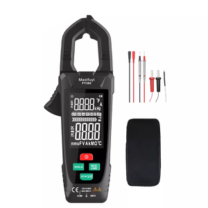 Detector de corriente profesional, multímetro Digital de pinza, FY382, RMS capacitancia NCV Ohm Hz, 9999 recuentos, DC/AC - Product Image 1