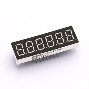 Red 6 <strong>Digit</strong> <strong>7</strong> <strong>Segment</strong> Led <strong>Display</strong> 0.36 Inch 6 <strong>Digit</strong> <strong>7</strong> <strong>Segment</strong> Digital Led Clock <strong>Display</strong> - Product Image 2