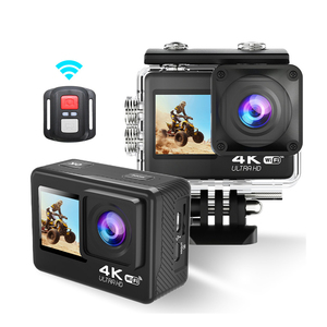 Eylem vlog 11 kamera 4K su geçirmez Ausek Pro vlog 12 siyah kayıt fonksiyonu eylem kamera altında 1000 - Product Image 1