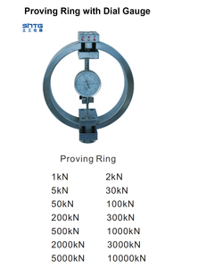 Proving Ring with Dial Gauge Field Strength CBR <strong>Machine</strong> <strong>test</strong> Material Force Torque <strong>Calibration</strong> Tension Unconfined <strong>Compression</strong> - Product Image 2