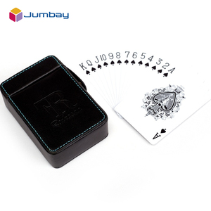 Op Maat Gemaakte Standaard Us Jumbo <span class=keywords><strong>Index</strong></span> <span class=keywords><strong>4</strong></span> Kleur Dek Arabia Baloot Duurzaam Plastic Copeg Linnen Afwerking Poker Speelkaarten - Product Image 2