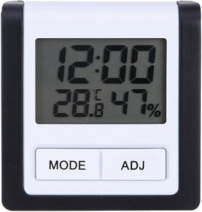 Diseño Simple cuadrado al aire libre temperatura humedad tiempo termómetros habitación termómetro OEM ODM compatible termómetros electrónicos - Product Image 4