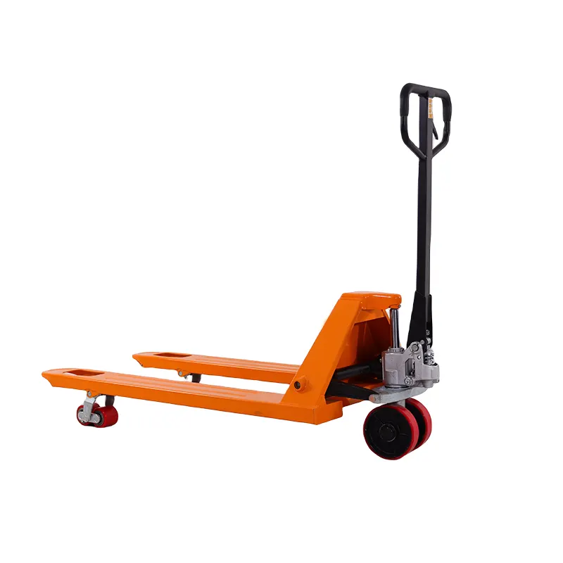 High-load thickened manual hydraulic pallet truck jack with nylon wheels