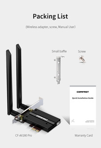 MT7921 yonga seti 1800Mbps WiFi6 PCI-E kablosuz adaptör CF-AX180 Pro wifi ağ wlan/windowns11 için mavi-diş 5.2 ile lan kartı - Product Image 6