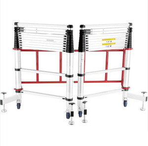 Alluminio telescopico Multi-Purpose torre di rotolamento scala stile industriale impalcatura per la casa e il lavoro per i magazzini