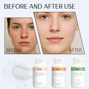 Natürliches Reis-und Enzym-Gesichtsaufhellungs-Reinigungs pulver Papaya-Ceramid für die Haut Radiant <span class=keywords><strong>Facial</strong></span> Wash Clean ser Koreanische Hautpflege - Product Image 6