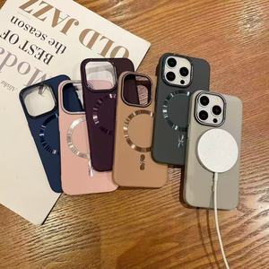 Kablosuz şarj boş hücre silikon iPhone için kılıf 12 Pro 13 14 15 Pro Max manyetik kabuk modeli S23 artı ve XR - Product Image 3