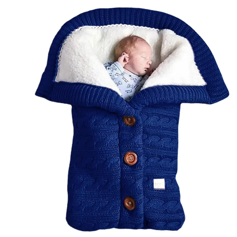 아기 새로운 디자인 헝겊 유기 코튼 따뜻한 통기성 수면 가방 신생아 유모차 액세서리 슬리핑 백