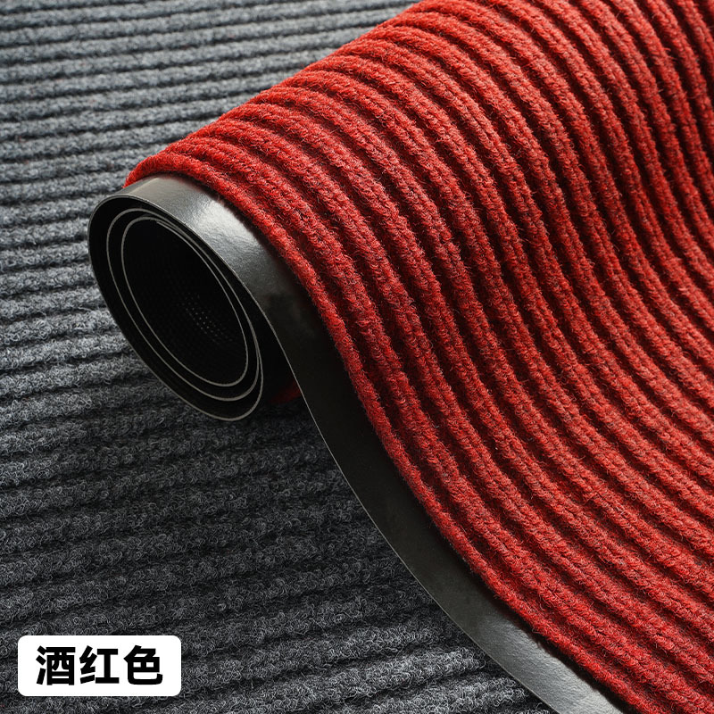 Double stripes - dark red