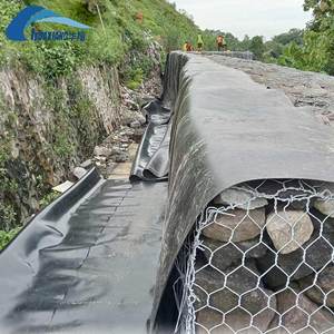0.75mm 1.5mm HDPE Liner HDPE geomembran su geçirmez plastik malzemeler - Product Image 1