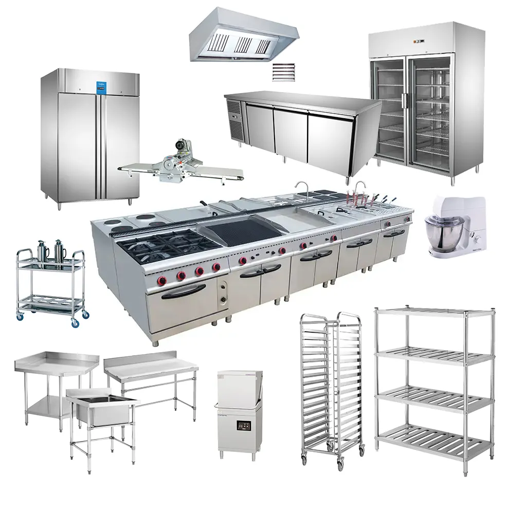 Equipamentos de cozinha do hotel restaurante comercial mecânica (one stop solution)