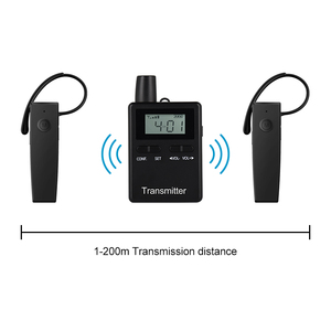 2.4g Transmission Tour Guide Gerätes ystem Audio Whisper Kopfhörer für Konferenz unterricht Tourismus Klassen zimmer - Product Image 3