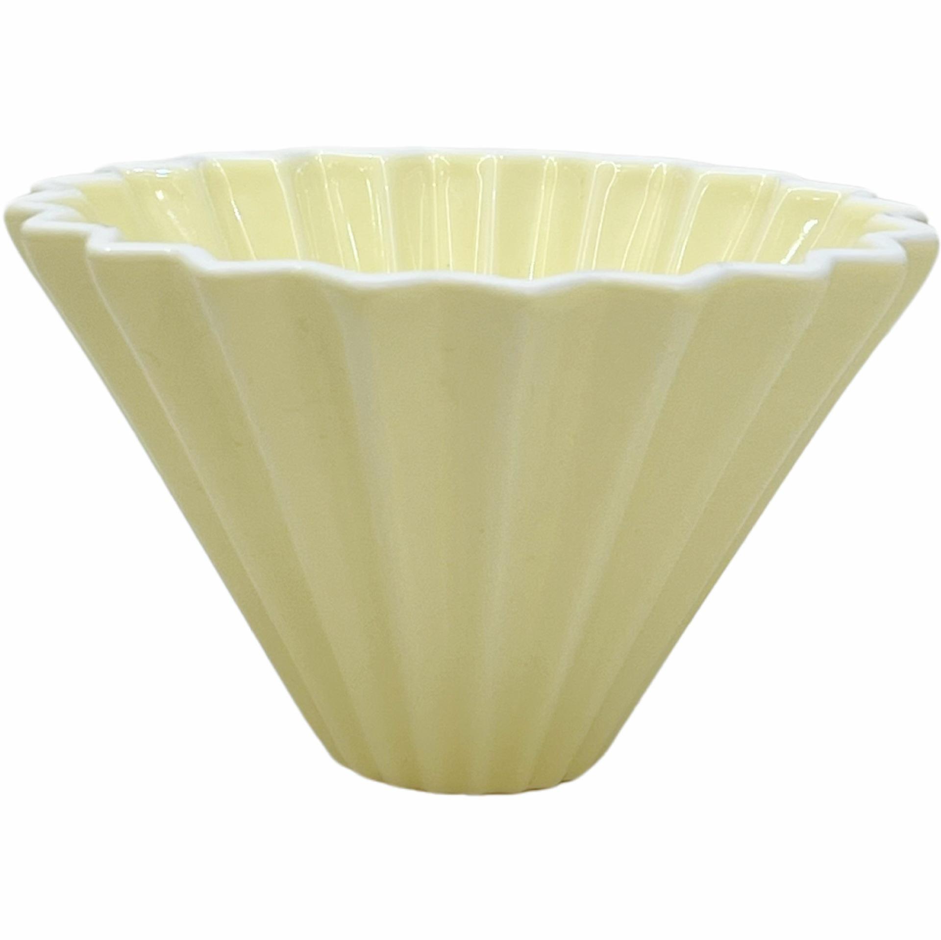 Tasse de filtre jaune clair