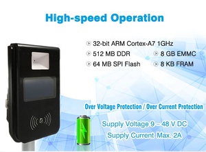 <strong>Linux</strong> 4.9 LED GPS 2D Barcode Wifi Smart Card Reader <strong>Linux</strong> Bus Ticket Validator P18-L2C - Product Image 6