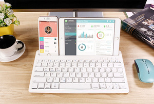 Miniteclado de diente azul portátil para tableta Samsung, Xiaomi, ipad Air 2 /3/4, ipad 10, 10,2, 11, 12,9 pro