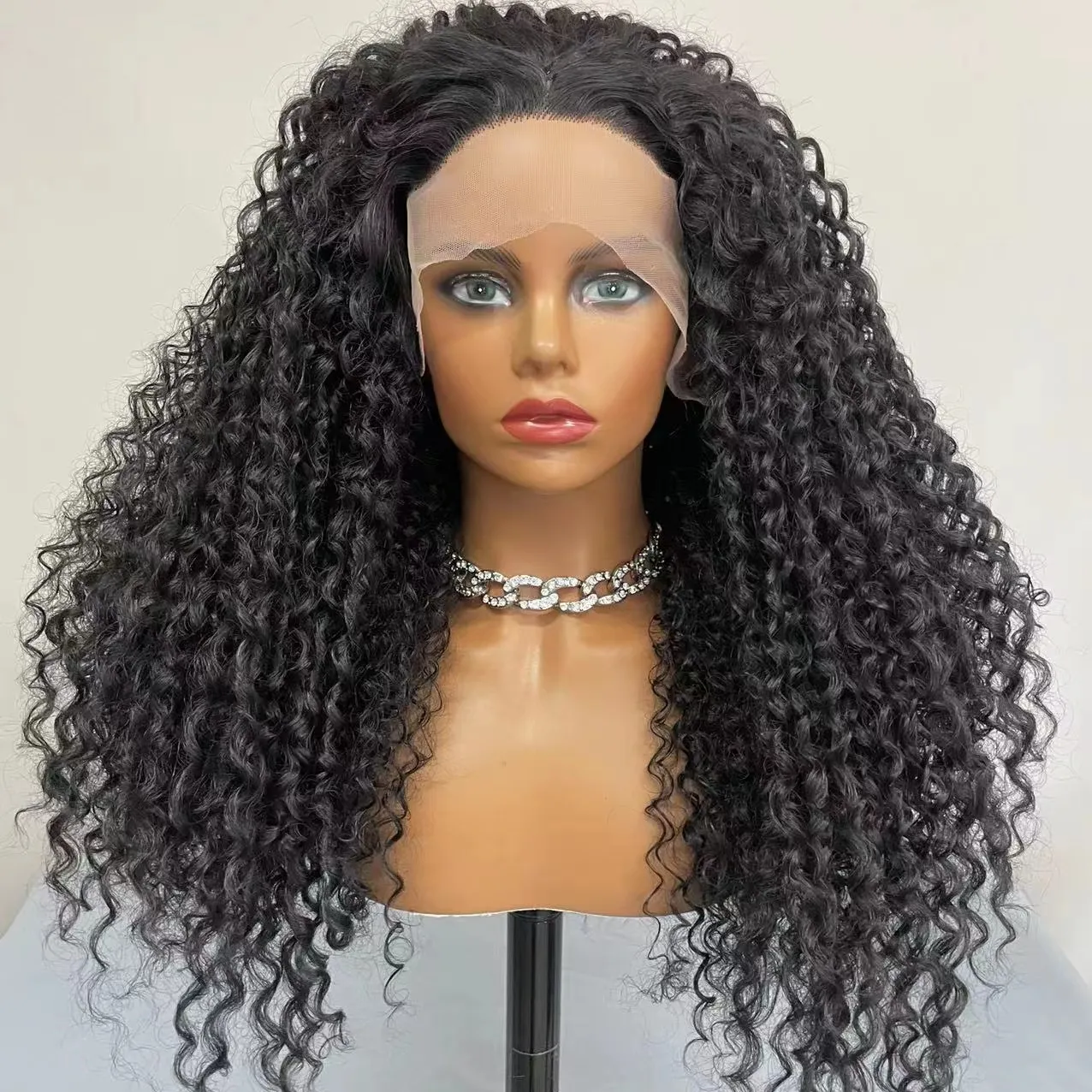 Peruca cabelo encaracolado, cabelo sintético afro, fibra resistente ao calor, sem cola, onda, halloween, fantasia para mulheres