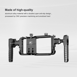 Phone Cage Compatible with Professional Rig <strong>Kit</strong> with 2 Handles Detachable for Handheld <strong>Filmmaking</strong> Vlogging Stabilizer Mount - Product Image 3