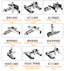 Heavy Duty CNC Motorized XYZ Gantry Robot System Rack <strong>and</strong> Pinion Guideway <strong>Slide</strong> Table Stage Actuator <strong>Linear</strong> Module Guide <strong>Rail</strong>