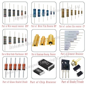 ZBW-resistor de fusible KNP, 2W, R24, 0,24 Ohm, antisobretensión, 10 ohm, 5%,1 ohm, códigos de color - Product Image 4