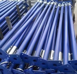 Accesorios de soldadura de base de tornillo ajustable de diseño moderno, acero galvanizado/pintado de Oriente Medio para andamios de construcción