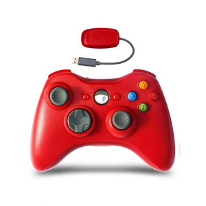 เกมแพดไร้สายสำหรับ Xbox 360 2.4คอนโซลควบคุมเกมคอมพิวเตอร์จอยสติ๊กเกมแพดหลายสี - Product Image 4